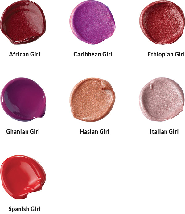 Lip Gloss Colors